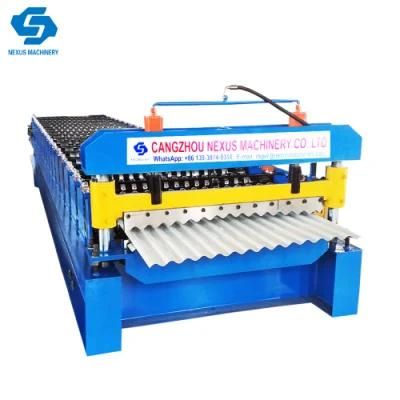 Easy Operation Corrugated Steel Rolling Machine PLC System Automatic Type