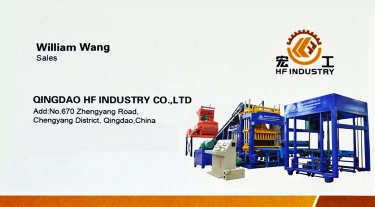 Qt6-15 Block Making Machine for Sale Cement Lego Bricks Hydraulic Fly Ash Brick in Chile