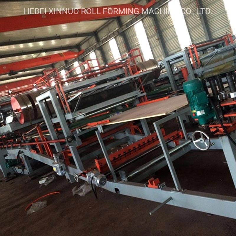 Xinnuo Rockwool Roofing Steel Panel Sandwich Production Line