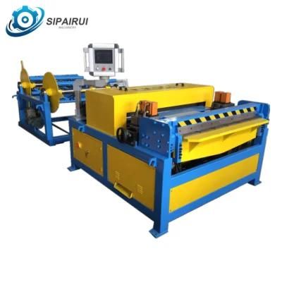 Sipairui Brand Air Duct Manufacturing Auto Line 2 Pipe Production Making Machine