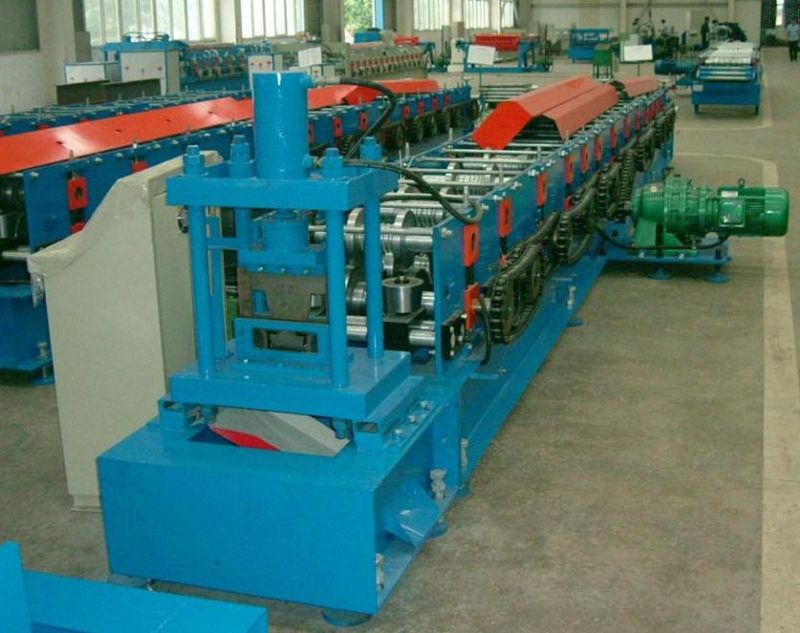 Gutter Roll Forming Machine/Ridge Cap Machine with PLC Control