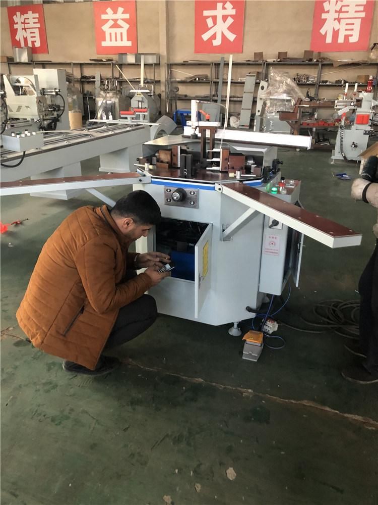 Aluminum Window Door Making Machine Aluminium Window Door Corner Combining Crimping Equipment