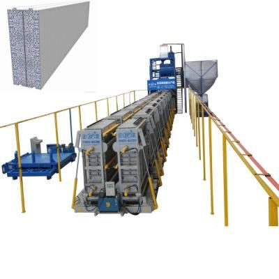 EPS Styrofoam Foam Cement Precast Wall Panel Production Line Lightweight Concrete Sandwich Wall Panel Machine for Building Machinery