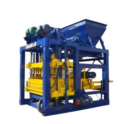 Qtj4-25 Widely Used Hollow Block Brick Machine with PLC System