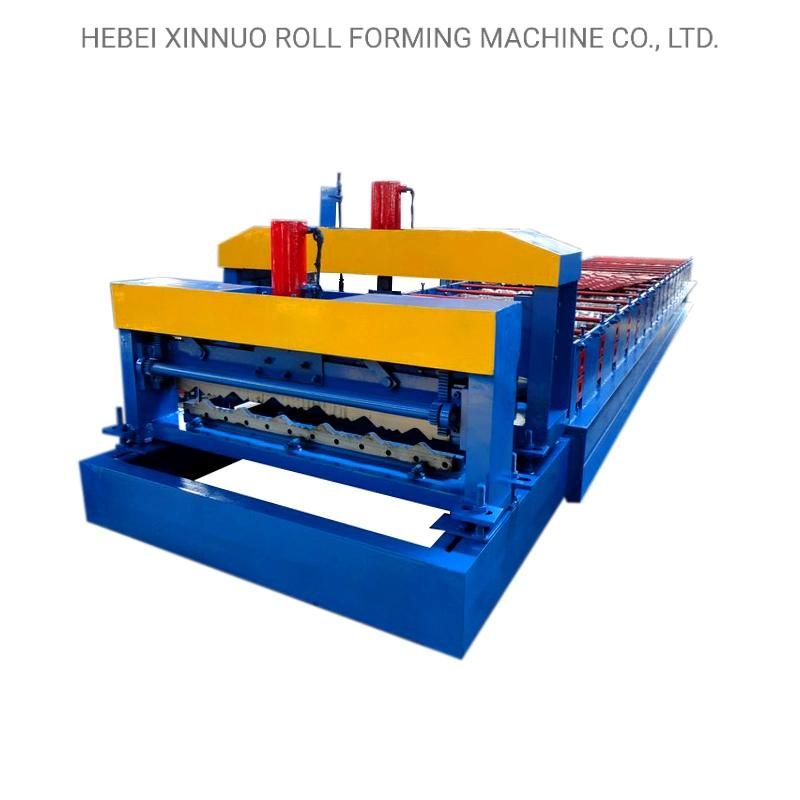 Xinnuo 960 Glazed Tile Metal Sheet Roll Forming Machine for Roofing