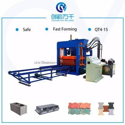 Qt4-15 Cement Bricks Machine Cost / Used Concrete Block Making Machine for Sale