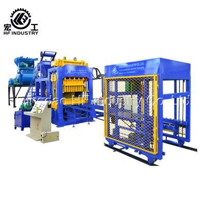 Qt10-15 Ethiopia Hydraulic Brick Machine Cement Block Making Machine