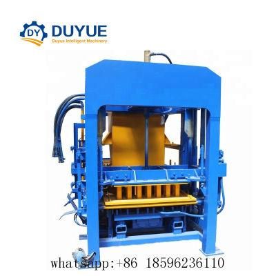 Qt4-25 Automatic Brick Making Equipment in Africa