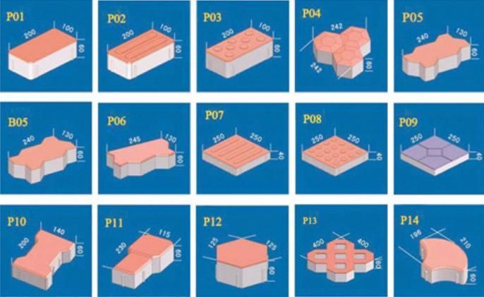 Ideal Small Size Qtj4-40 Paver Block Maker