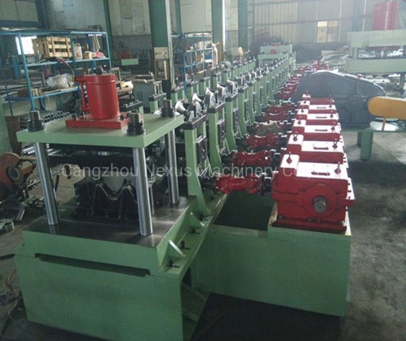 High Speed Automatic W Beam Guard Rail Roll Forming Machine for Sale