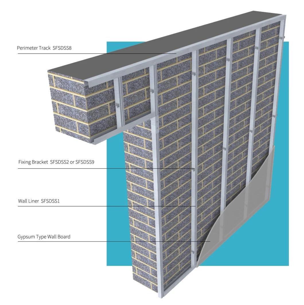 Galvanized Metal Dry Joint-Hidden Wall Tile Stud Roll Forming Machine