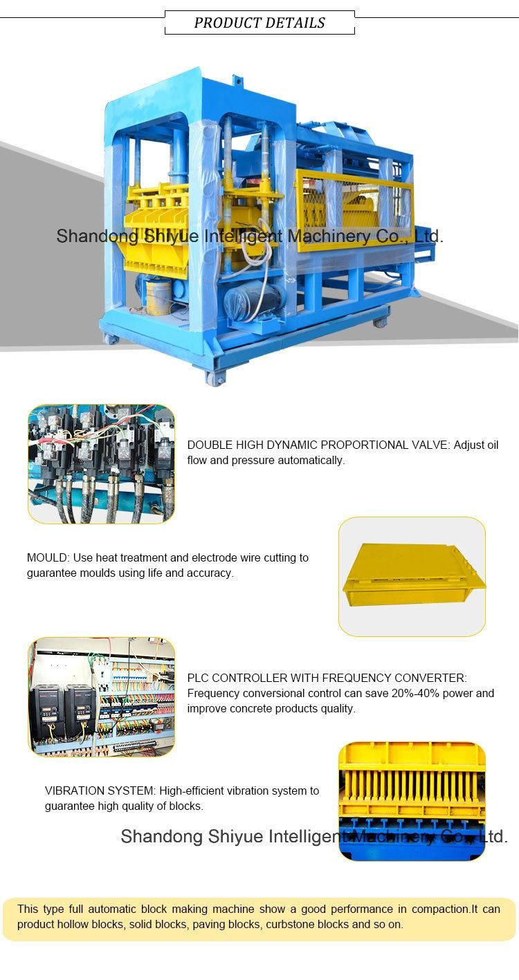 Qt12-15 Hollow Block Making Machine Cement Brick Building Machinery Equipment