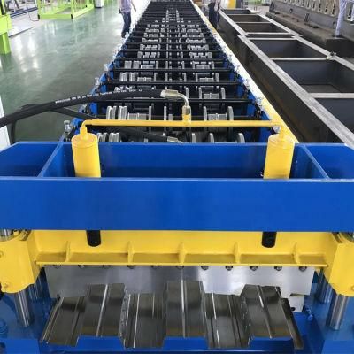 Galvanized Steel Deck Roll Forming Floor Tile Making Machinery Machine
