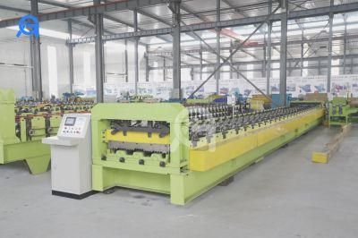 Steel Structure Thicker Gi Steel Panel Tile Floor Decking Roll Forming Machine