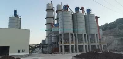 Mechanized Limestone Crushing Calcined Quicklime Shaft Kiln