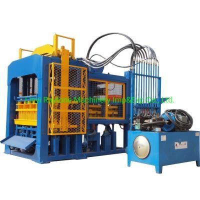 Qt10-15 Full Automatic Cinder Block Forming Plant Brick Machine