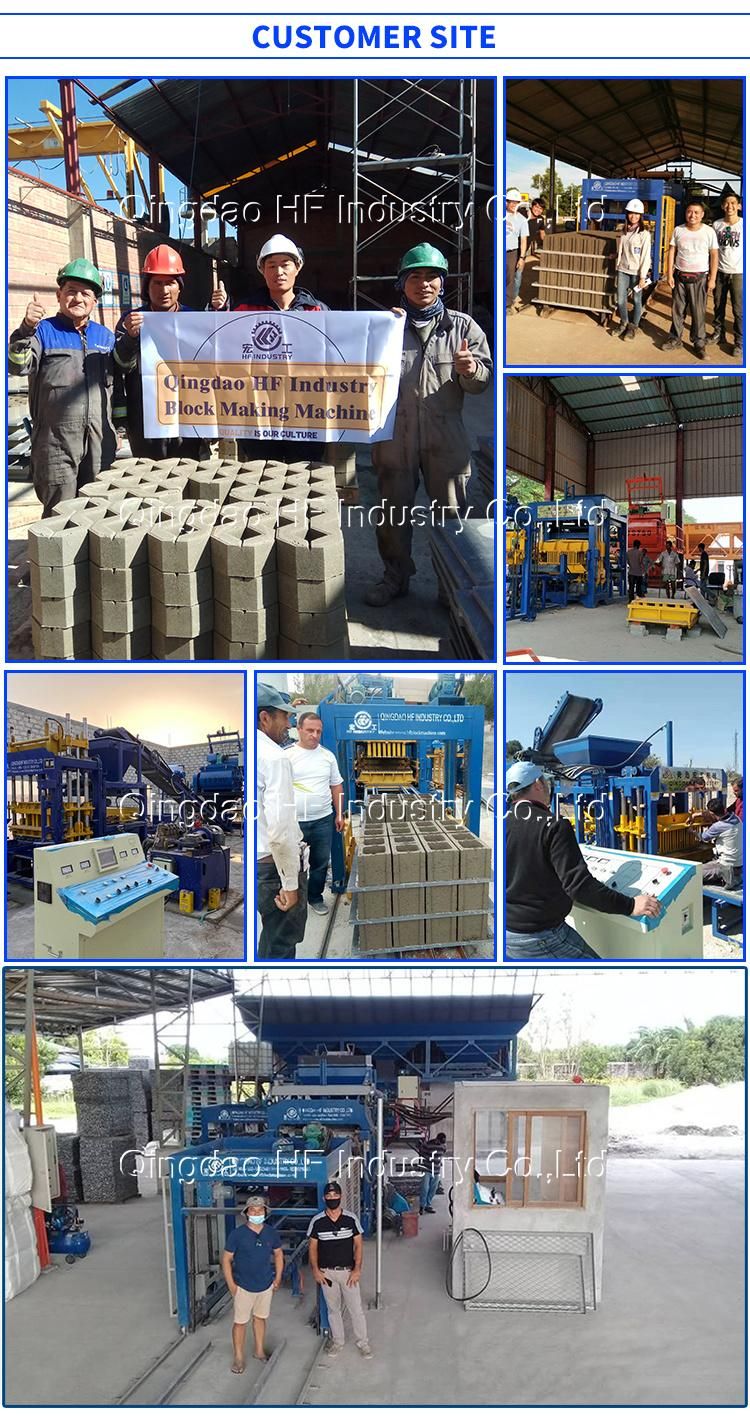 Cheap Price of Qt4-16 Concrete Automatic Hollow Block Making Forming Machine