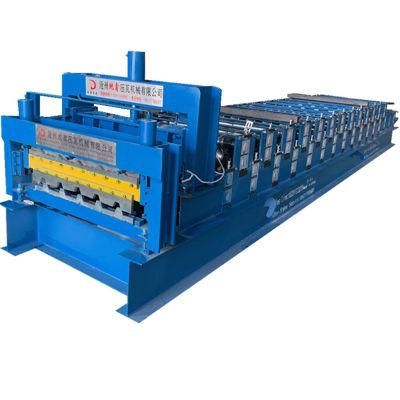 Steel Profile Glazed Tile Metal Roof Trapezoidal Sheet Roll Forming Machine