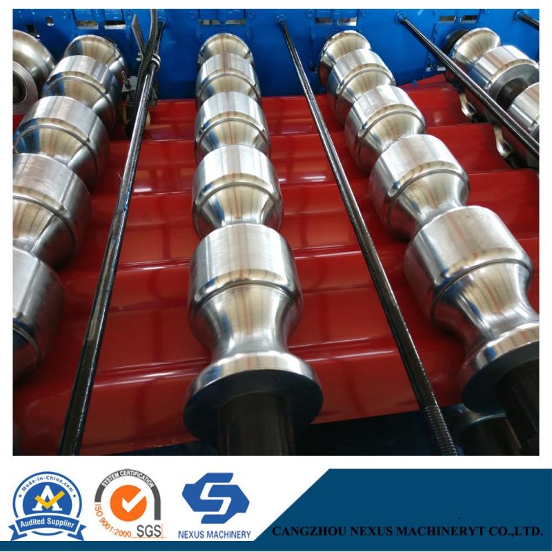 Automatic Roof Tile Production Line Coloured Steel Tile Forming Corrugated Roof Sheet Making Machine