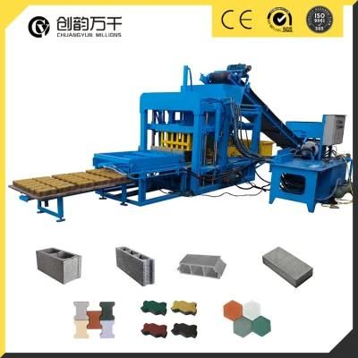 Qt4-18 Interlocking Paver Molding Concrete Brick Block Machine