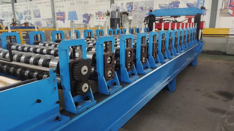 High Speed Drive with Gear Box Glazed Tile Step Press Full Automatic Roof Tile Rolling Machine