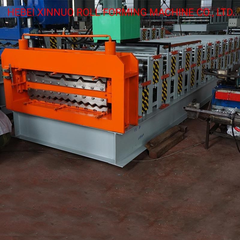 Double Layer Corrugated Roofing Sheet Machine for Mobile House