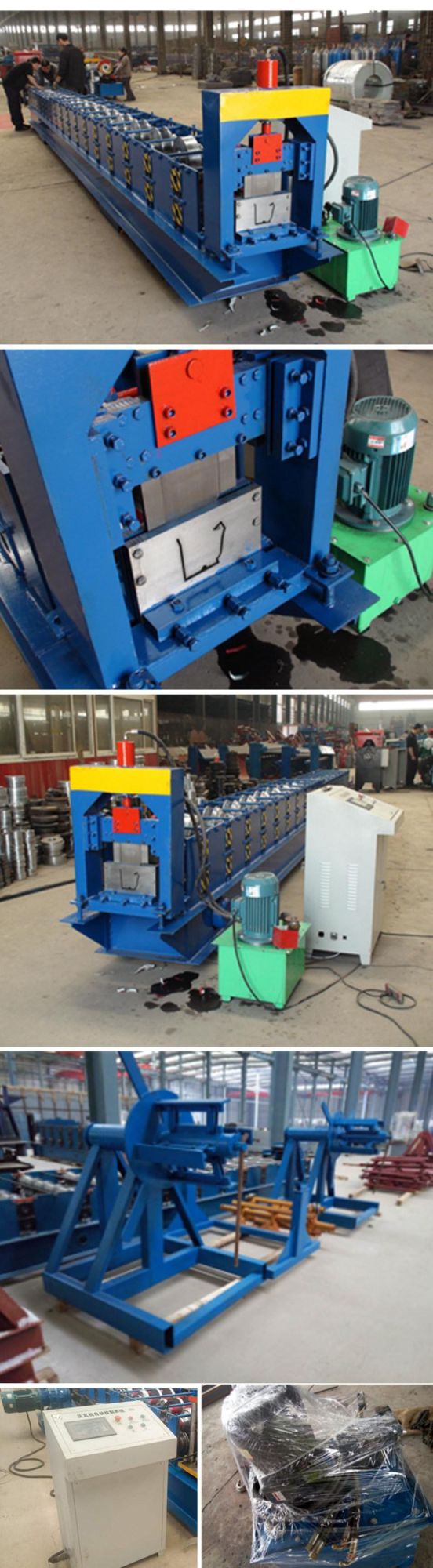 Maquina PARA Hacer Canales De Laminas Gutter Roller Forming Machine