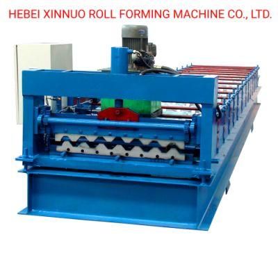 750 Barrel Type Roofing Sheet Corrugation Machine Bouble Barrel Meachine