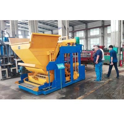 Qmy12-15 Hollow Cement Mobile Concrete Brick/Block Making Machine