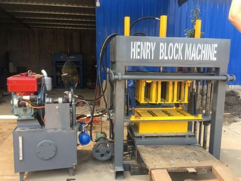 Qt4-30 Hydraulic Block Machine and Pavers Making Machine Diesel Power Hot Sale