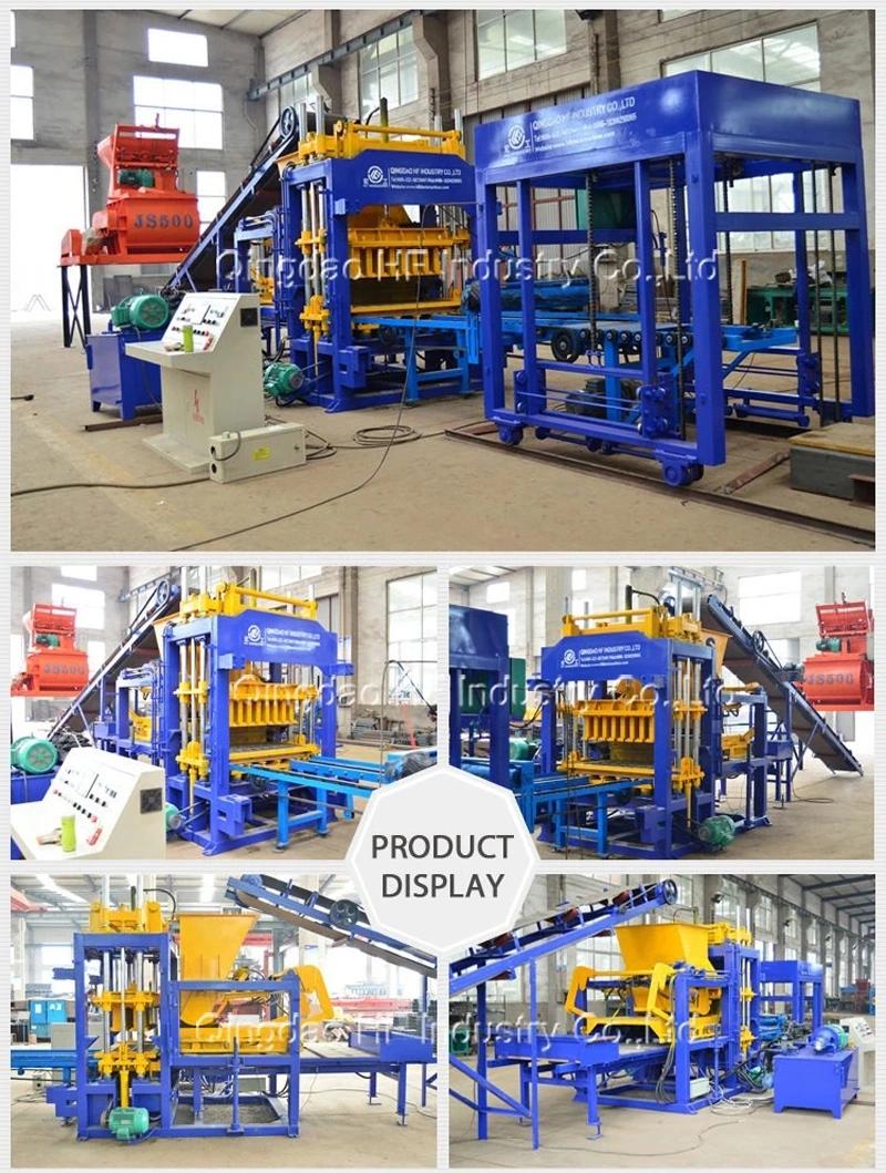 Qt5-15 Automatic Hydraulic Block Making Machinery Brick Making Machine