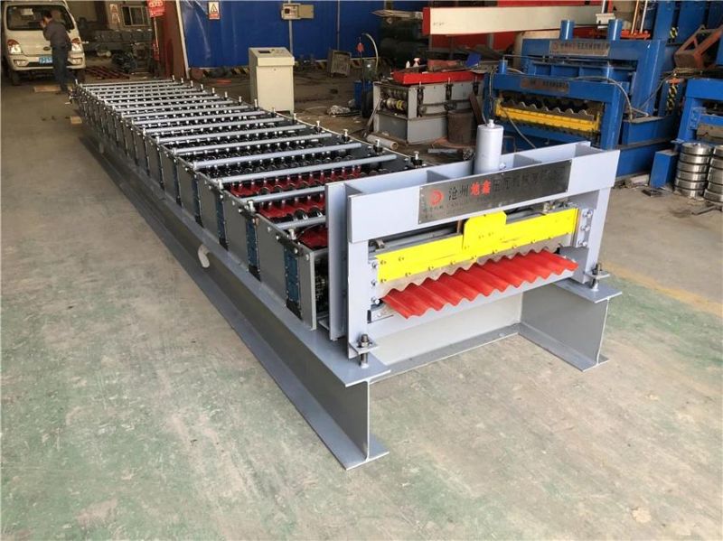 Metal Galvanized Aluminum Corrugated Steel Sheet Roof Wall Panel Roll Forming Machine