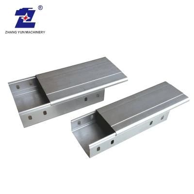 Galvanized Electrical Ladder Type Cable Tray Trunking Roll Forming Machine