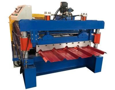 Colored Roofing Machine Galvanized Steel PPGI Trapezoidal Metal Roofing Sheet Roll Forming Machine