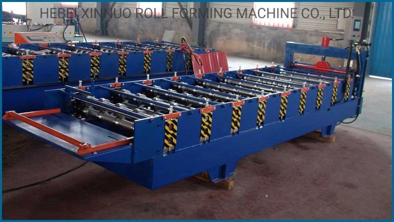 Xn-900 Metal Color Steel Aluminum Tile Cold Makong Trapezoid Roof Sheet Roll Forming Machine