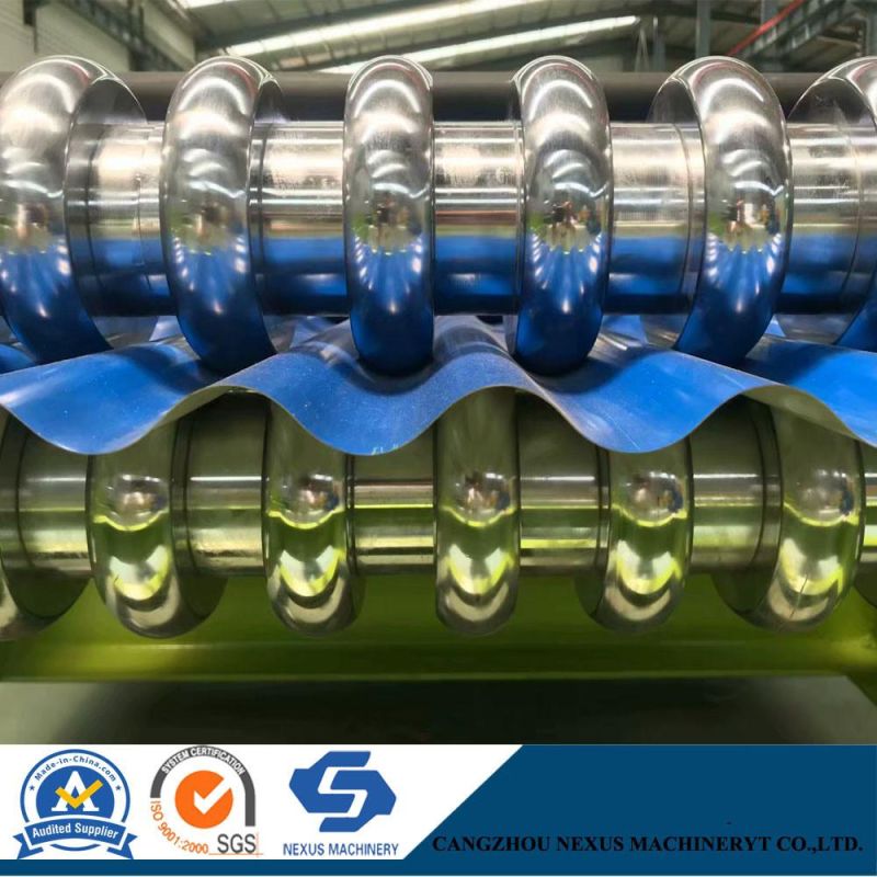 High Performance Corrugated Roll Forming Machine with Hydraulic System