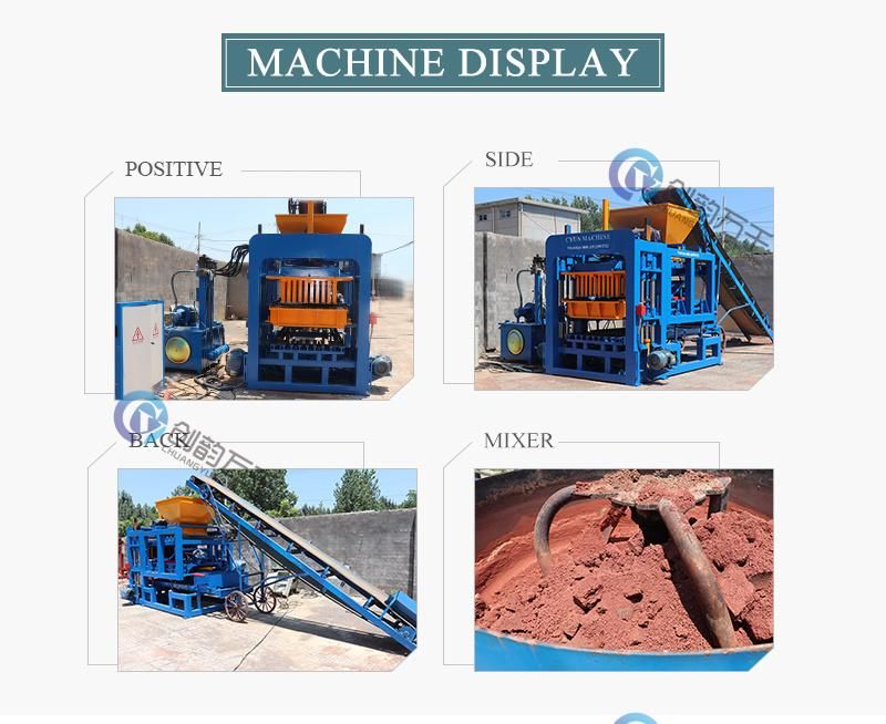 Qt4-15 6inch 9inch Concrete Hollow Block Making Machine in Nigeria