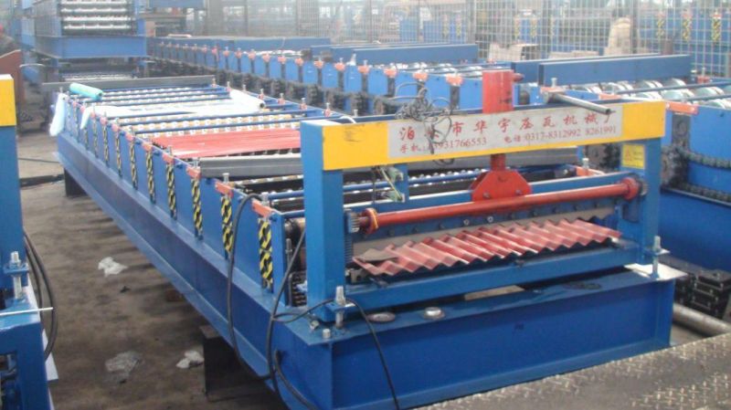 Xinnuo 988 Galvanized Roof Tile Corrugated Roll Forming Machines