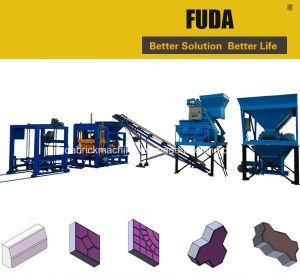 Fuda Automatic Hydraulic Block Machine Production Line Qt4-15 for Sale