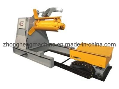 Customized 7 Ton Automatic Metal Roof Decoiler with Coil Car