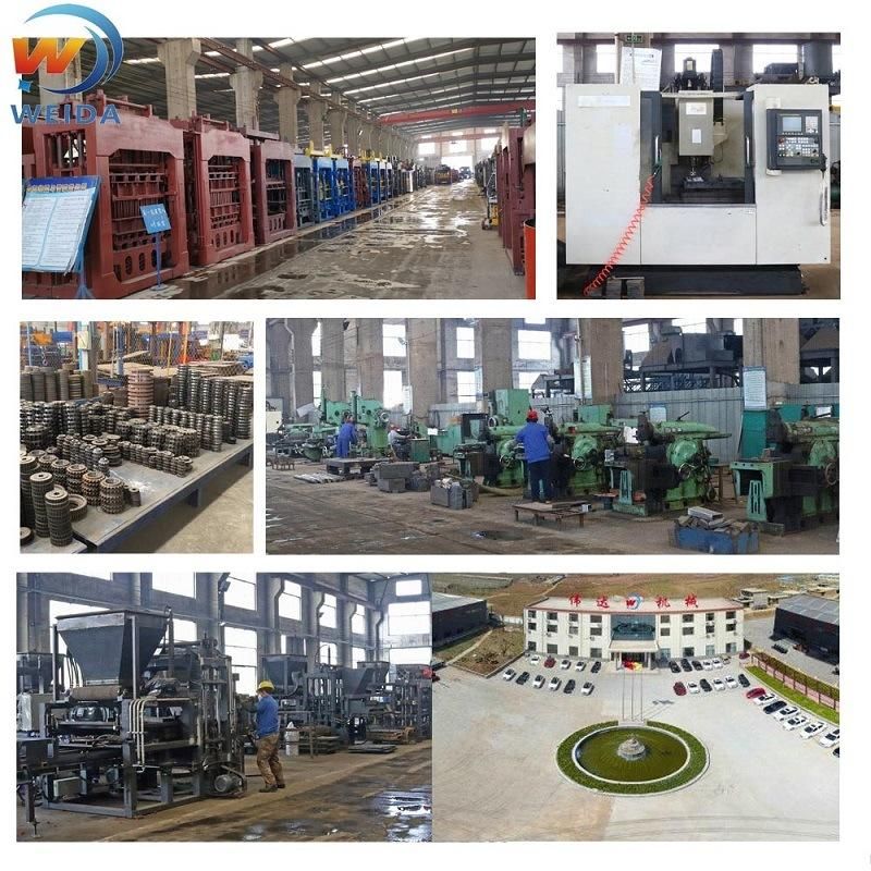 Hydraulic Concrete Automatic Chb Block Making Machines in Philippines Qt6-15 Cement Brick Making Machinery