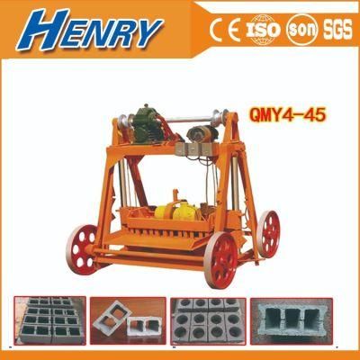 Qmy4-45 Machine Manufacturing Crushed Stone and Cement Brick Machine