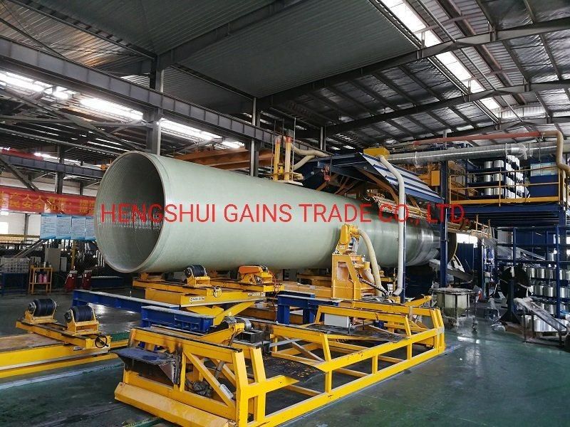 Cfw-1600 Glassfiber GRP Pipe Fillament Winding Machine with Continuous Process