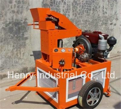 Hr1-20 Mobile Hydraulic Clay Soil Interlocking Brick Machine