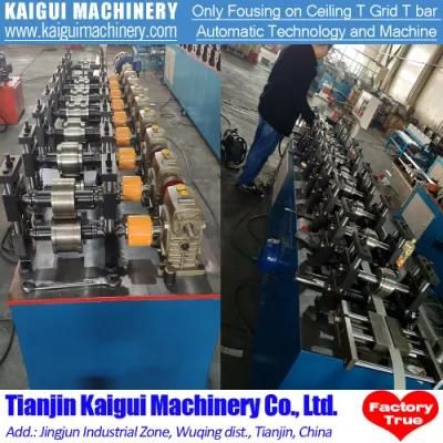 Automatic T-Bar Roll Forming Machine for Top Quality Ceiling T Grid Wall Angle