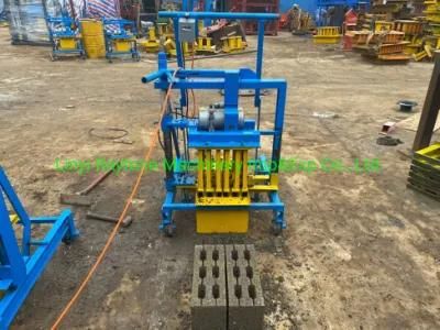 Qt40-3c Mobile Brick Pressing Machine Egg Laying Type Block Machine