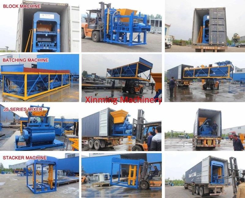 Automatic Construction Machinery Concrete Brick Block Making Machine (QT6-15)