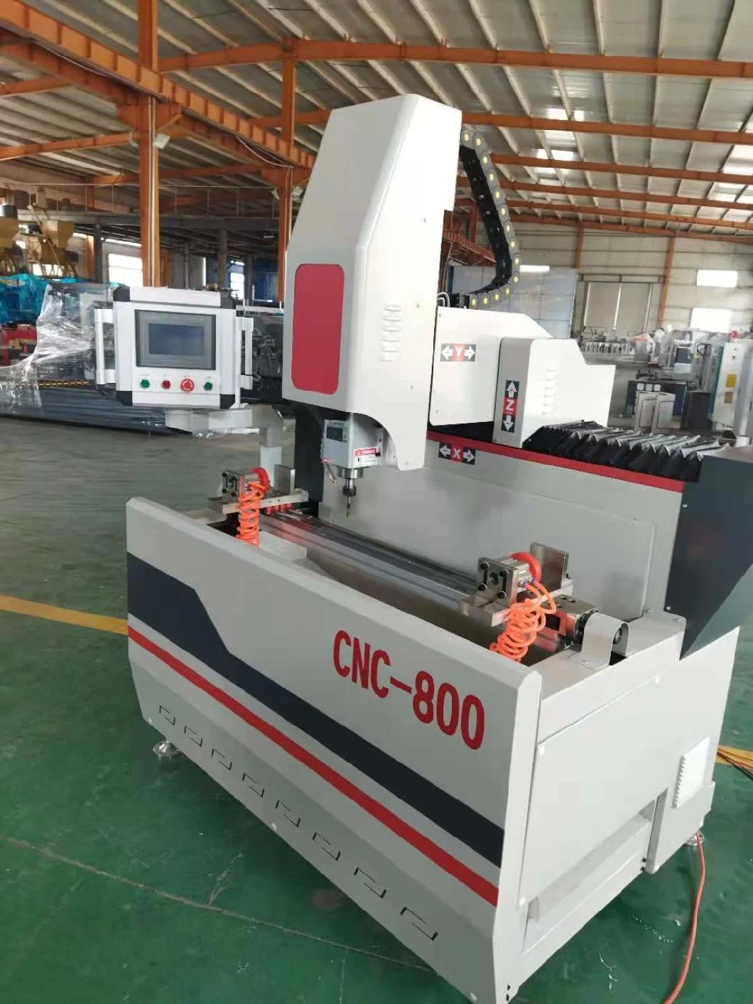 Lxf-CNC-800 CNC Drilling and Milling Machine for The Processing of Slot Holes of Curtain Wall Aluminum Alloy Profiles for Doors and Windows Making
