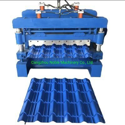 Durable Colored Alu-Zinc Glazed Versatile Pan Roofing Sheet Roll Forming Machine