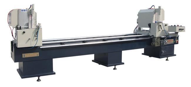 CNC Double Head Precision Cutting Saw Windows Processing Machine 500*4200 Aluminum Profile Windows Cutting Machine